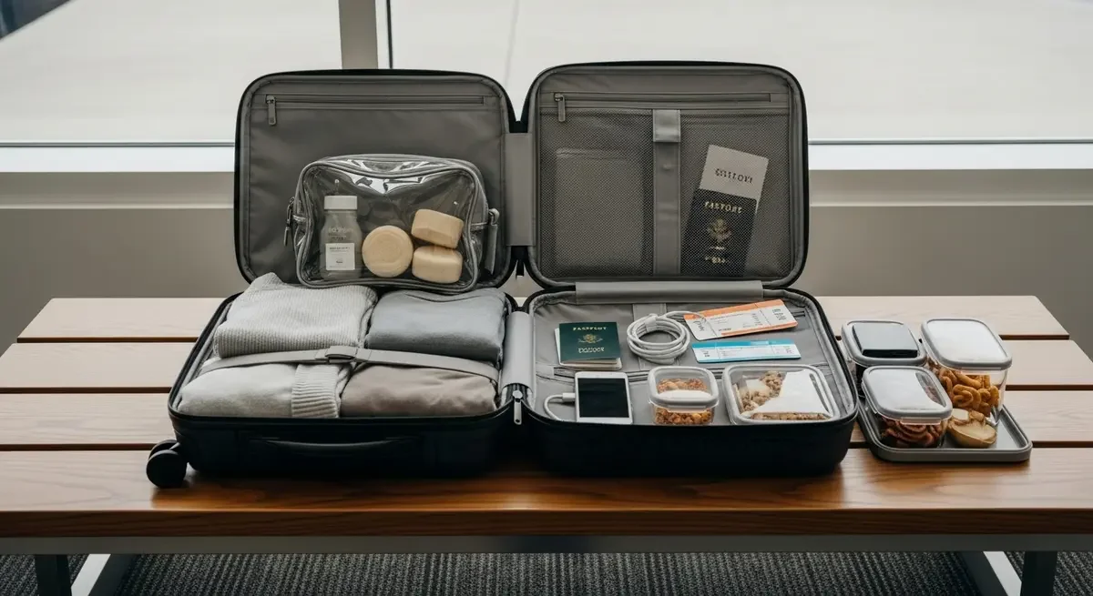 Reisen mit handgepäck die kunst des leichten packens